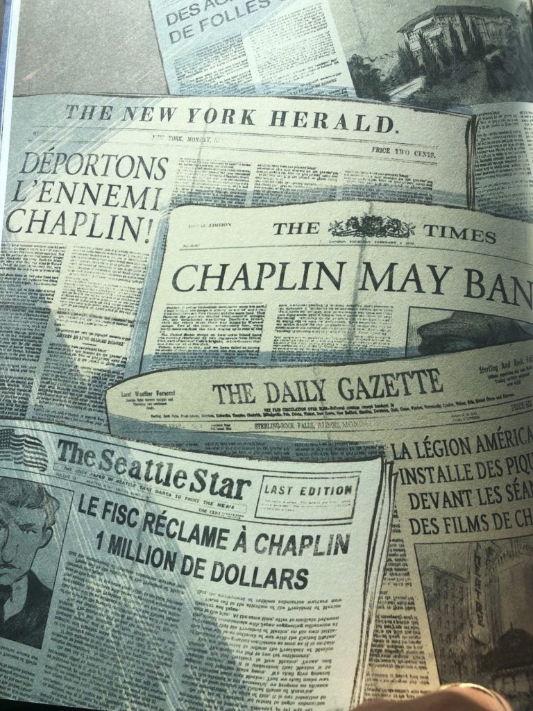 Chaplin pourchassé par la presse